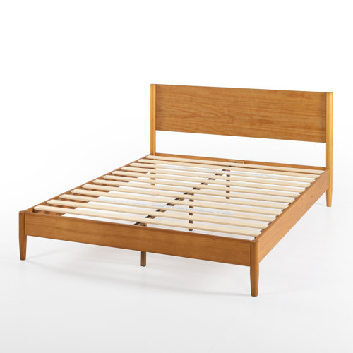 George Oliver Davyan Low Profile Mid-Century Modern Platform Bed ...